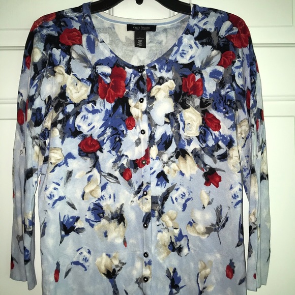 White House Black Market ladies L cardigan - Picture 2 of 5